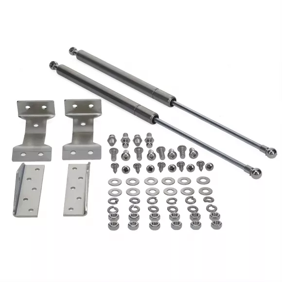 Stainless Hood Shocks for Deluxe Fiberglass Hoods, 66-77 Ford Bronco